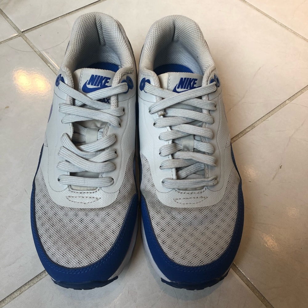 Nike Air Max I Ultra Moire Blue and White Mesh
